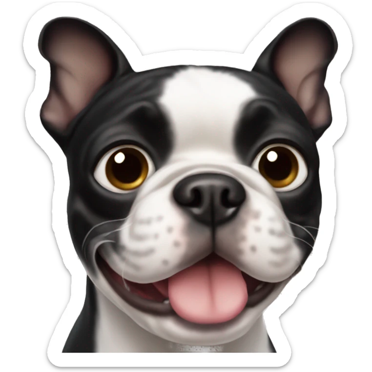 Boston terrier sticker