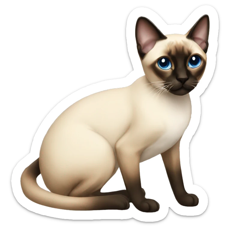 Siamese sticker