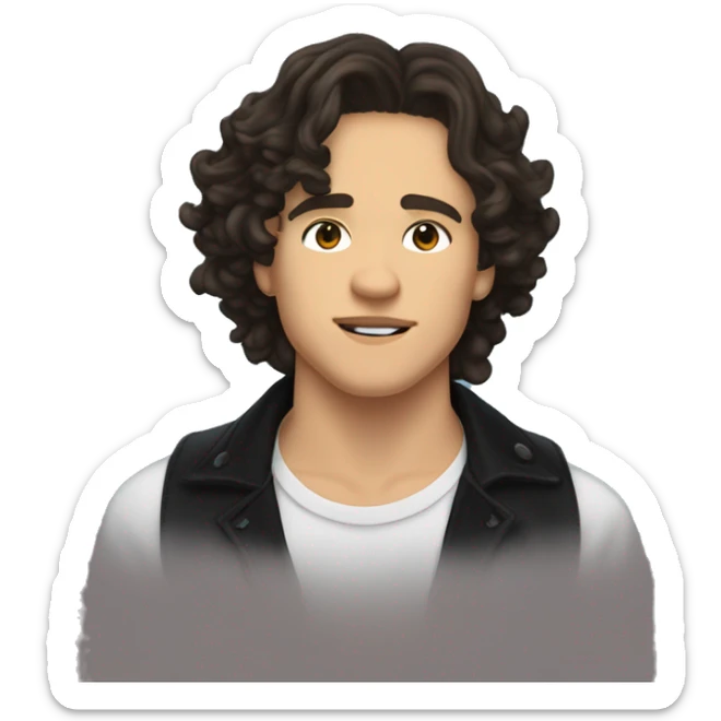 Conan Gray is an American singer-songwriter and former YouTuber. Born in Lemon Grove, California, and raised in Georgetown, Texas, he began uploading dark hair, long short rockstar light skin  sticker