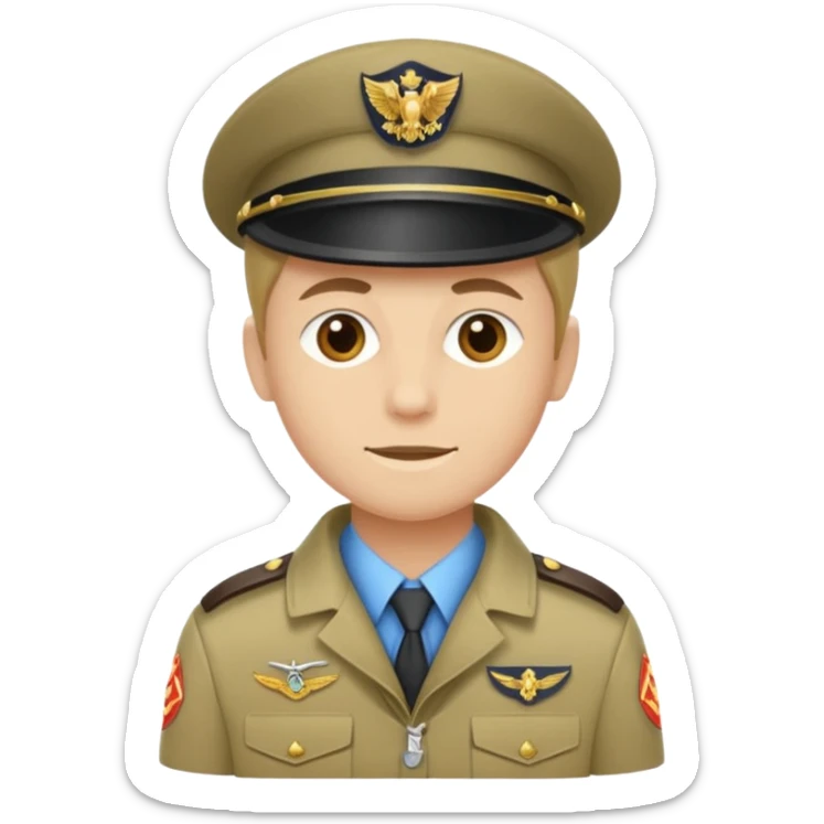 Maak een persoon in scoutsuniform. Maak zijn volledige lichaam en laat hem een afwegings gebaar maken met zijn handen sticker