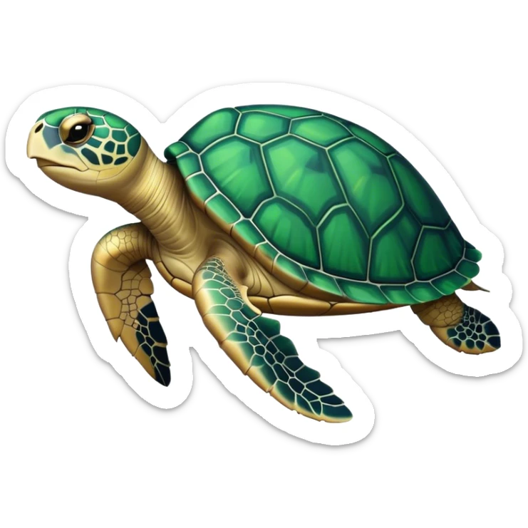 sea turtle sticker