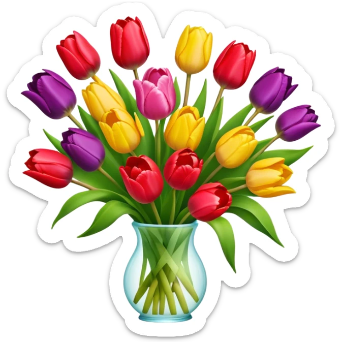 Tulips sticker