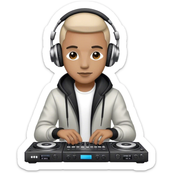Dj  sticker