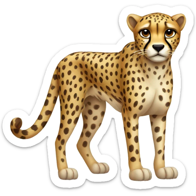 Cheetah sticker