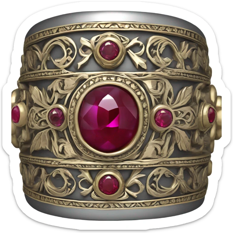 medieval ring sticker