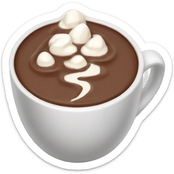 hot chocolate  sticker
