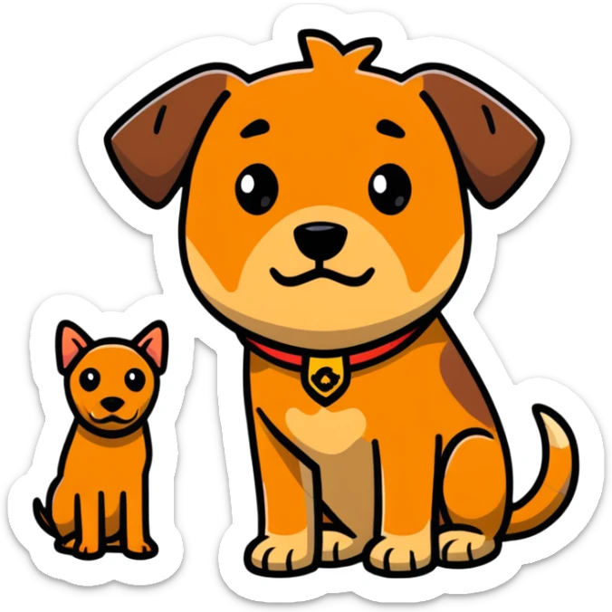 Ein verwundeter hund nicht verletz er soll verwirt gucken sond verwundertert eben und ja der hund soll baun sein sticker