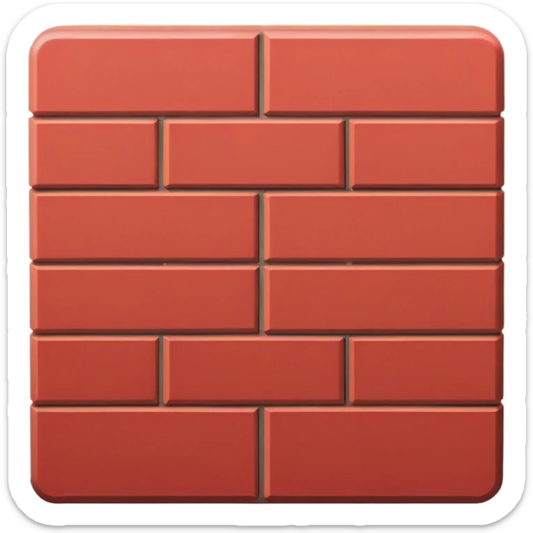 brick icon sticker