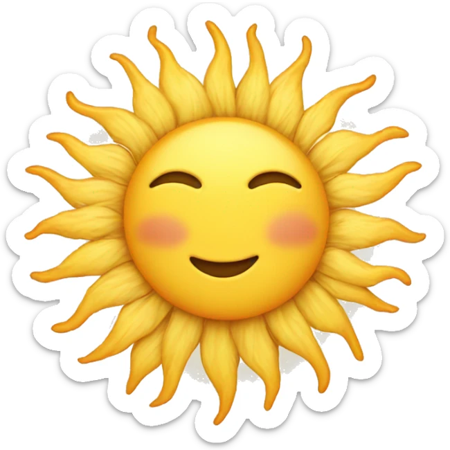 Sun sticker