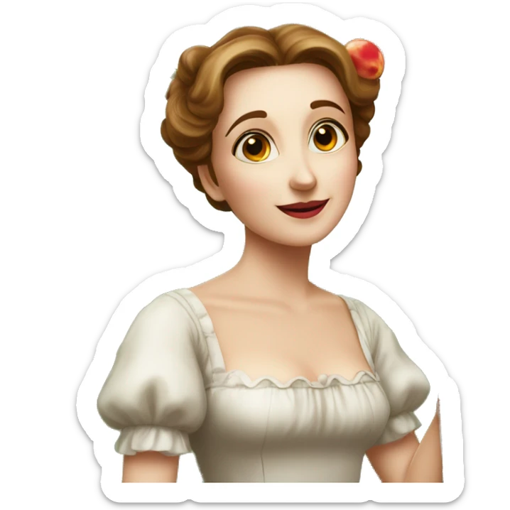 géraldine la mère à loris qui bois de la grenadine et qui mange de la mélanine sticker