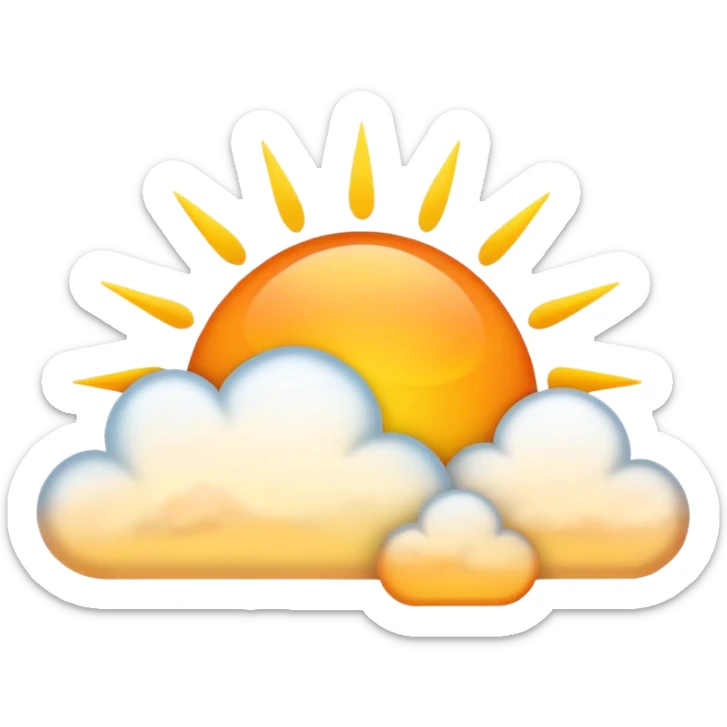 Sunrise sticker