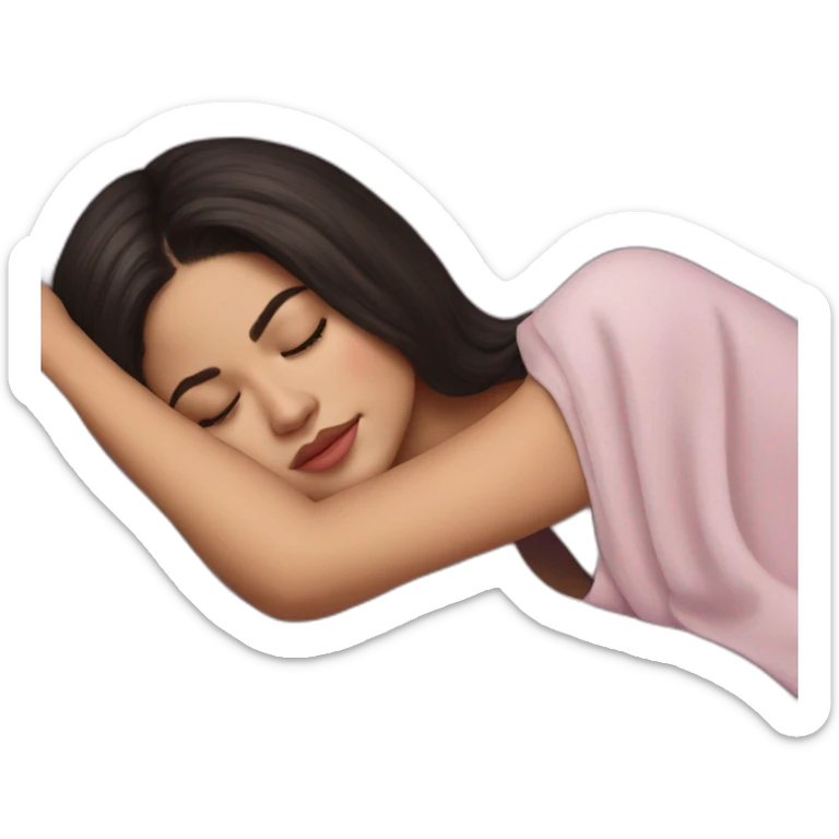 Selena gomez sleeping sticker