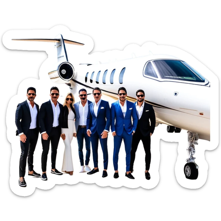 Grant Cardone, Tai Lopez, Josh King Madrid, Alex Hormozi, Iman Gadzhi, Daniel G, Branden Condy, Patrick Bet-David, Dan Henry, Luke Belmar, Shelby Sapp, Leila Hormozi, Tefi Valenzuela, business, influencers, friends, rich millionaire success lifestyle, private jet , supercars, success, sales sticker
