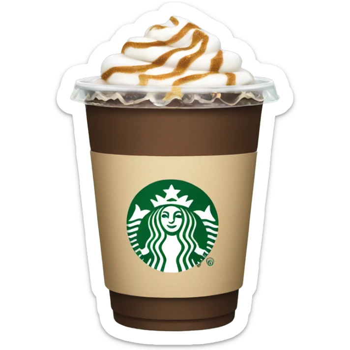 Starbucks drink sticker