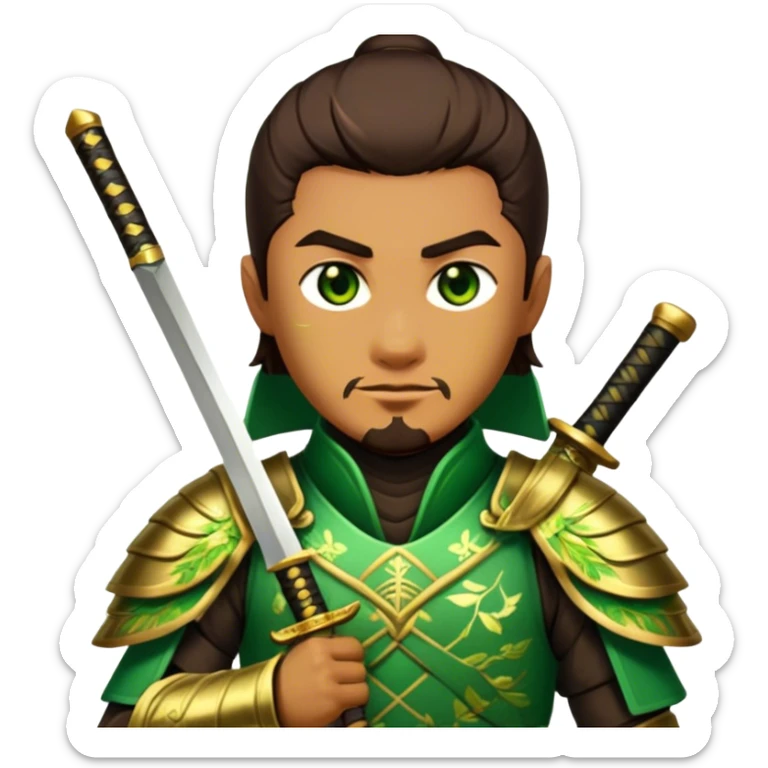 Emerald Samurai sticker