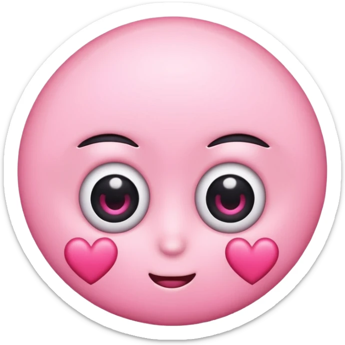 I need the eye roll emoji but add some hearts to make it lovely. Almost like a playful eye roll. Make sure it is rolling its eyes like this emoji 🙄 sticker