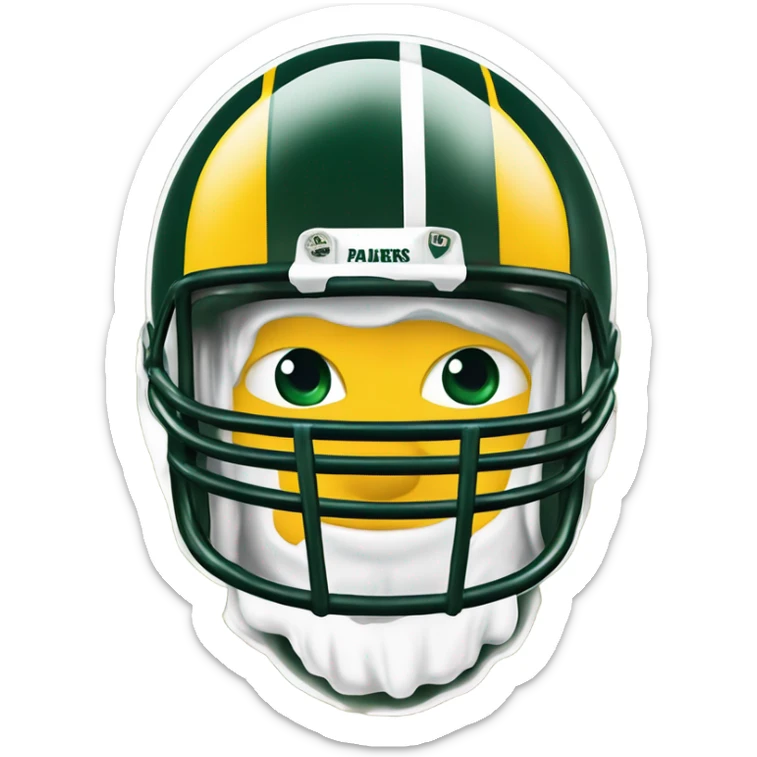 Ghost of Aaron Rodger’s in a Green Bay packers jersey flying over lambeau field crying tears of New York jets sticker