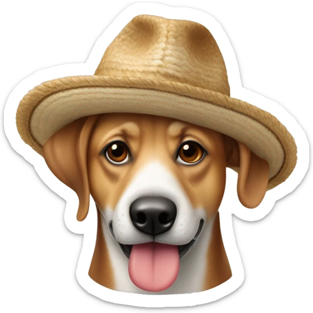 Perro salchicha gordoba chicha está sentado a la orilla del mar tiene sombrero de marinero  sticker