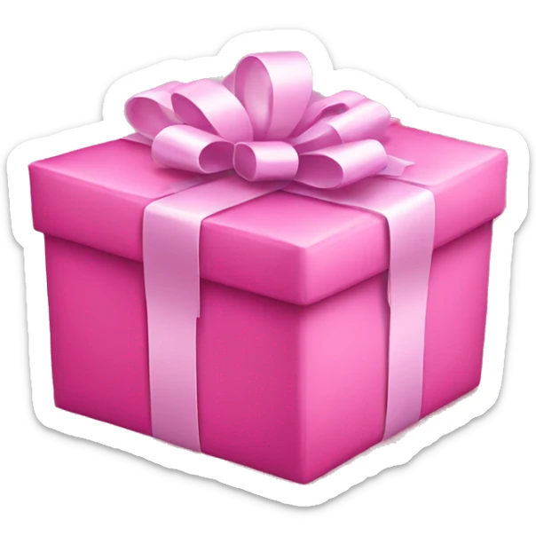 pink present  sticker