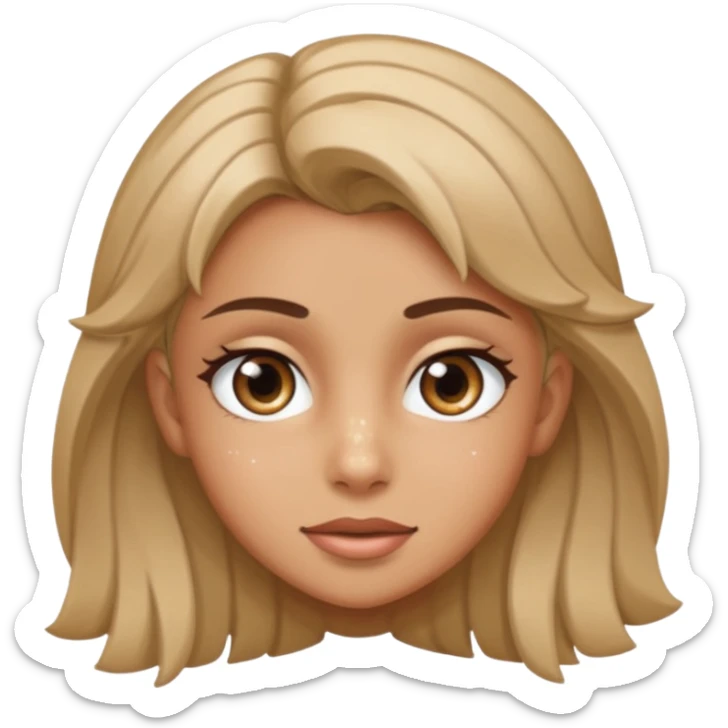 asta(from black clover) with sparkling eyes sticker