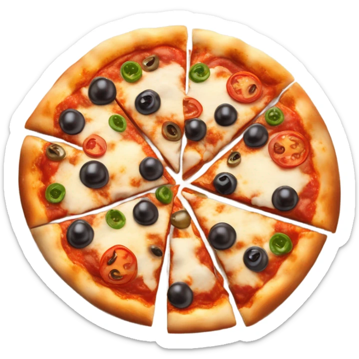 Pizza sticker
