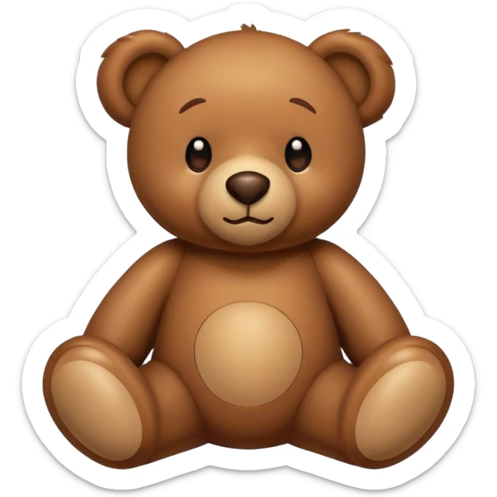 Teddy bear sticker