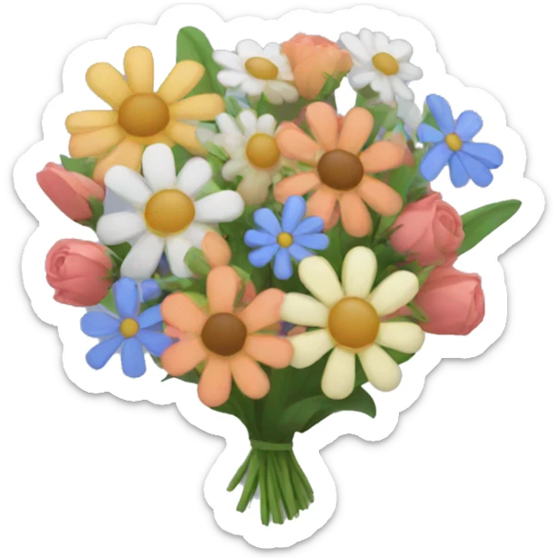 Bouquet of flowers sticker