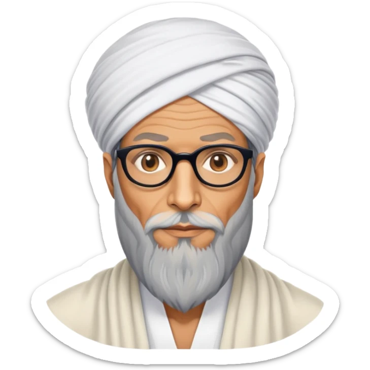 Jeff Goldblum dressed as _cinematic-realistic-portrait-of-suleiman-the-magnificent,-depicted-as-a-regal-ottoman-sultan-adorned-with-a-large,-white,-round,-tall-turban-and-a-majestic-grey-beard,-his-commanding-gaze-bathed-in-warm,-historic-lighting-that-exudes-timel sticker