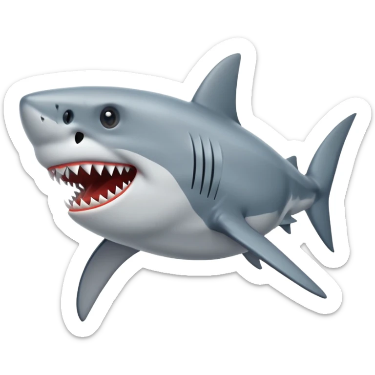 Акула sticker