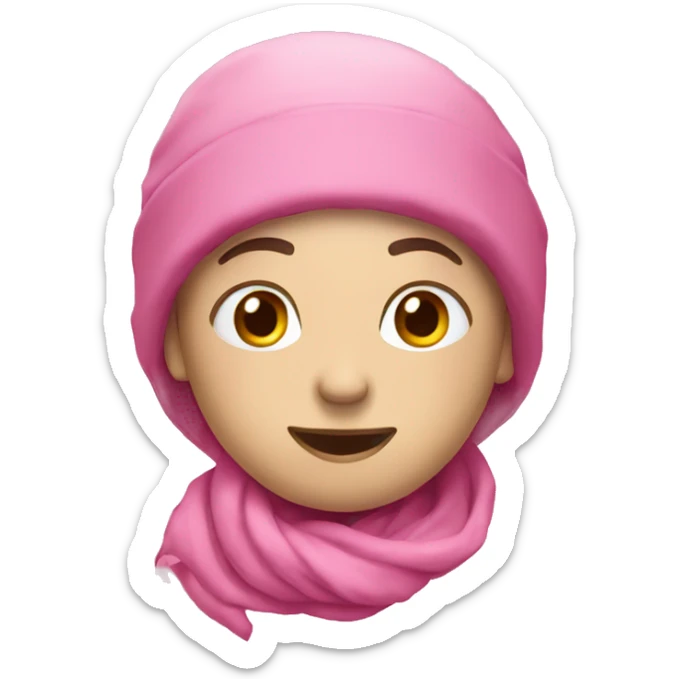 Christmas pink sticker