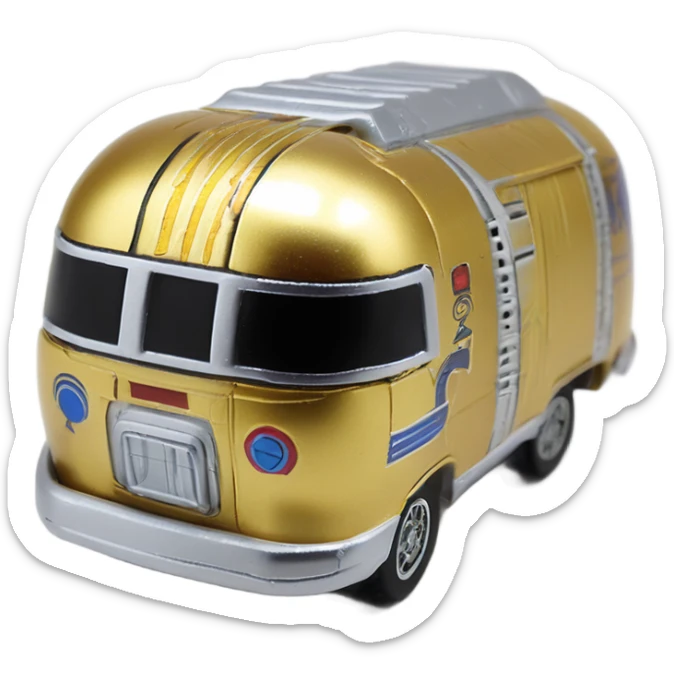 Long wheelbase airstream Hot Wheels 2014 Star Wars C-3PO Van Character Cars sticker
