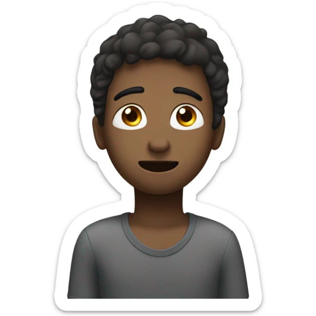 a headache hands on the  top of the head a pain expresion a boy  a band-aid on the forehead sticker