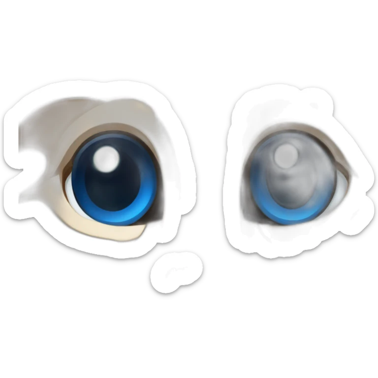 Gato gordo, de ojos azules, de pelage beige con ligeras lineas marrones y cola peludaarron oscuro navegando en un barquito sticker