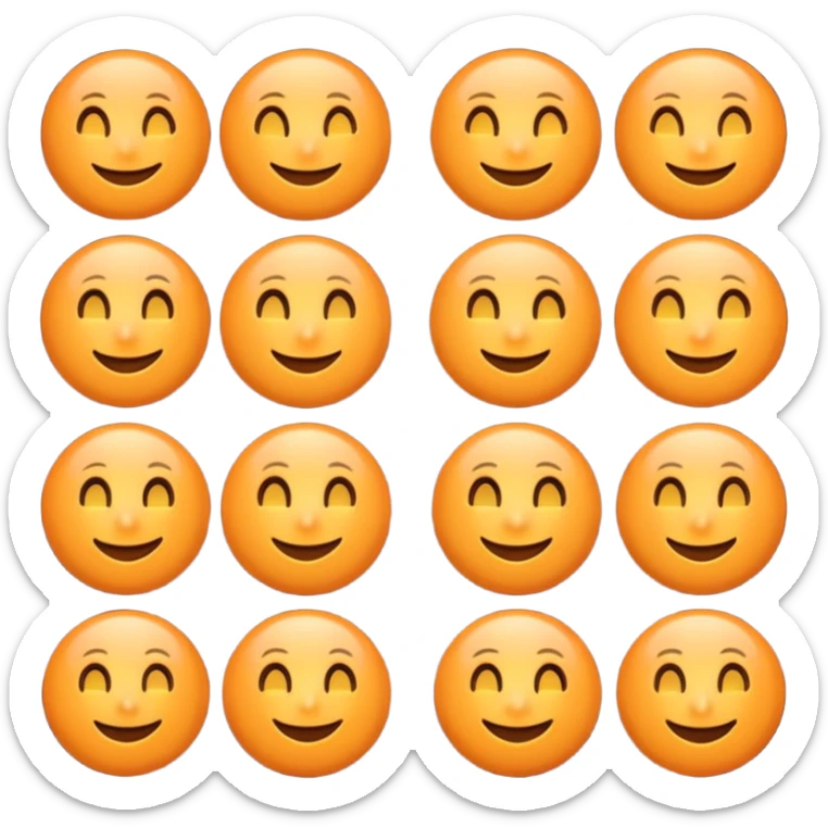 No a orange moon it’s the color orange but it’s a moon emoji style  sticker