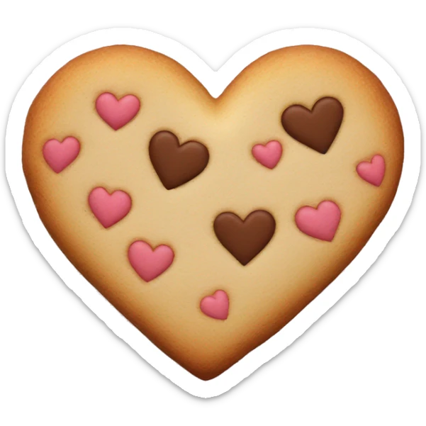 heart cookie sticker