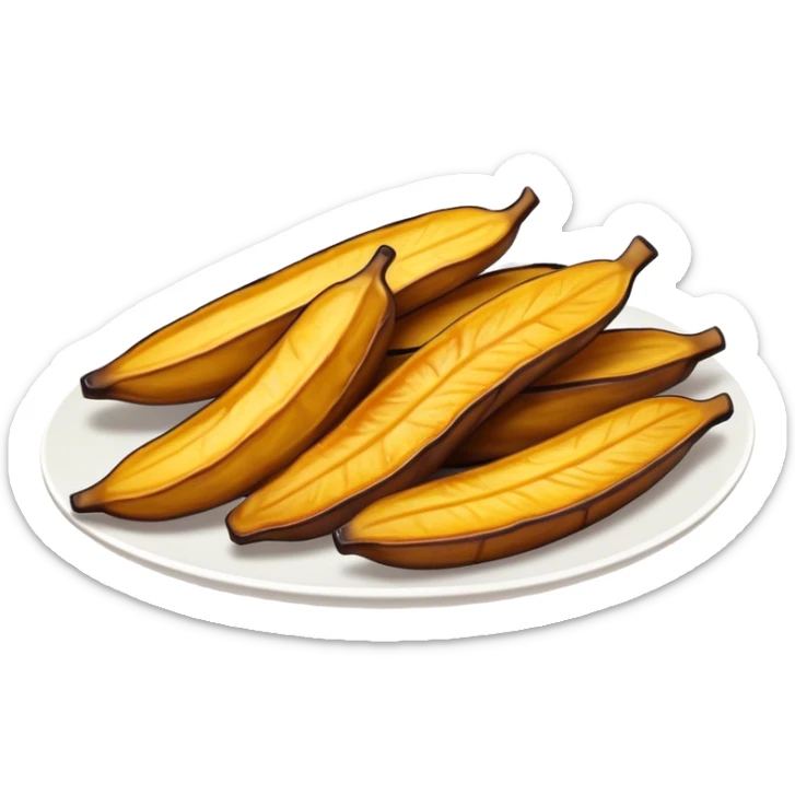 Plátanos fritos  sticker