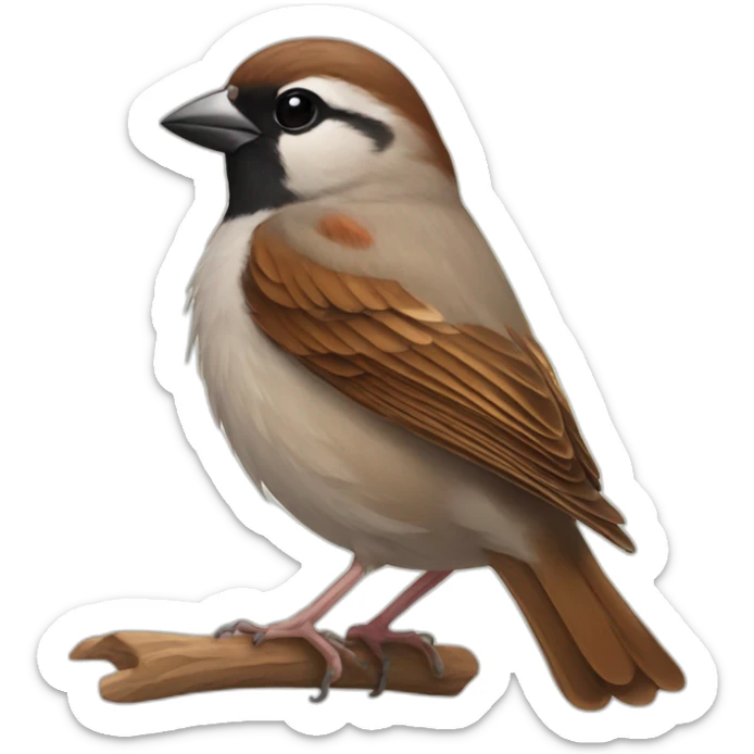 sparrow sticker