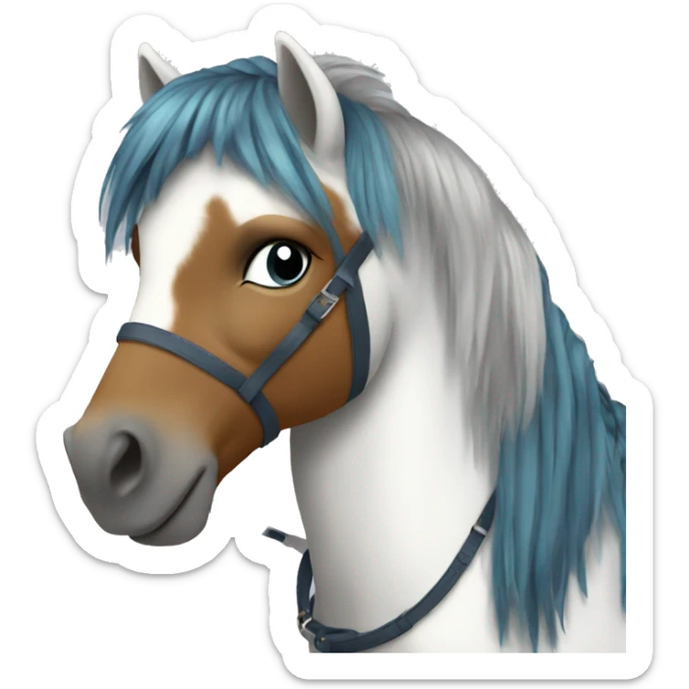 a pony with much detail, you choose colour and acsesories! sticker