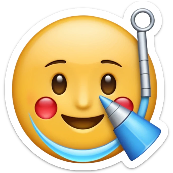 Quiero un emoji de verificación como la de tiktok qué sea así ✔️ pero de color azul en un circulo adentro sticker