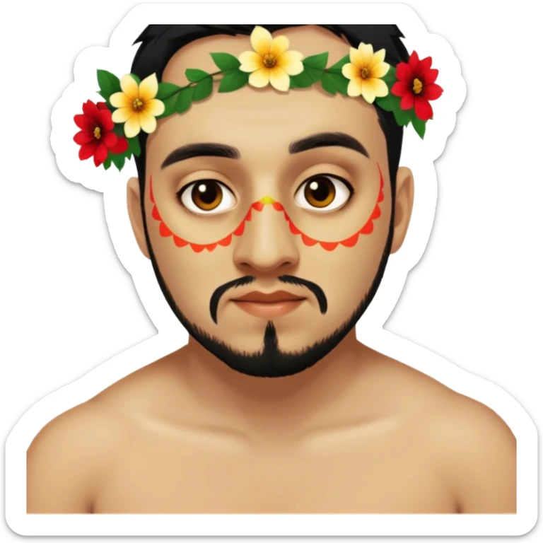 Flower-Crowned Dancer sticker