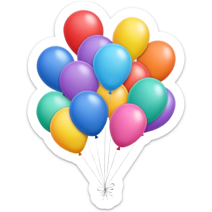Balloons sticker