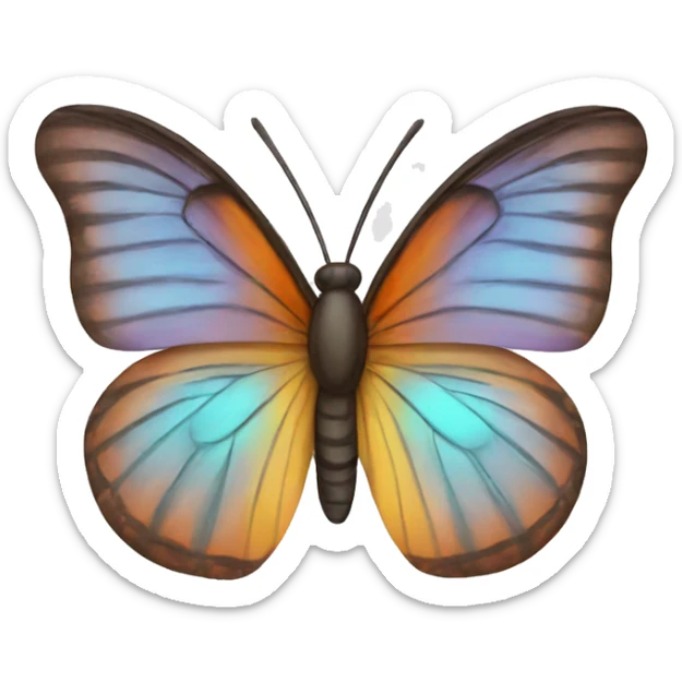 Butterfly sticker