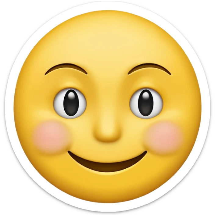 yellow smiley face emoji with peace sign gesture, frowning mouth, slightly furrowed brows showing sadness and a bit of anger sticker