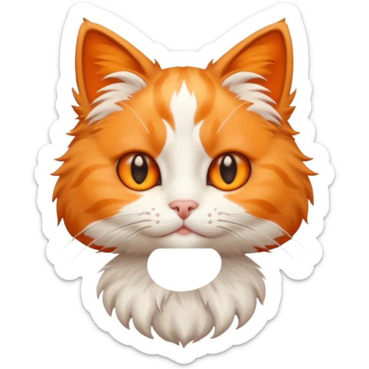 Give me moreCat, cat, animal, animal, oh animal, cats, cats, cats, animal, animal, not a human sticker