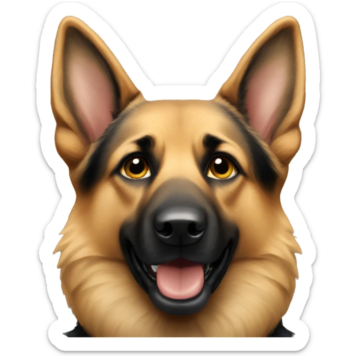german shepherd  sticker