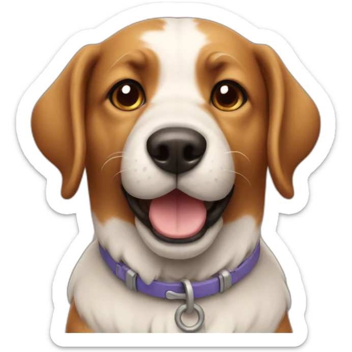 dog happy sticker