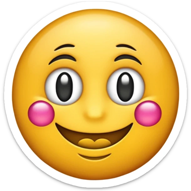 Emoji avec 2026 inscrit en gros pour fêter la nouvelle année  sticker