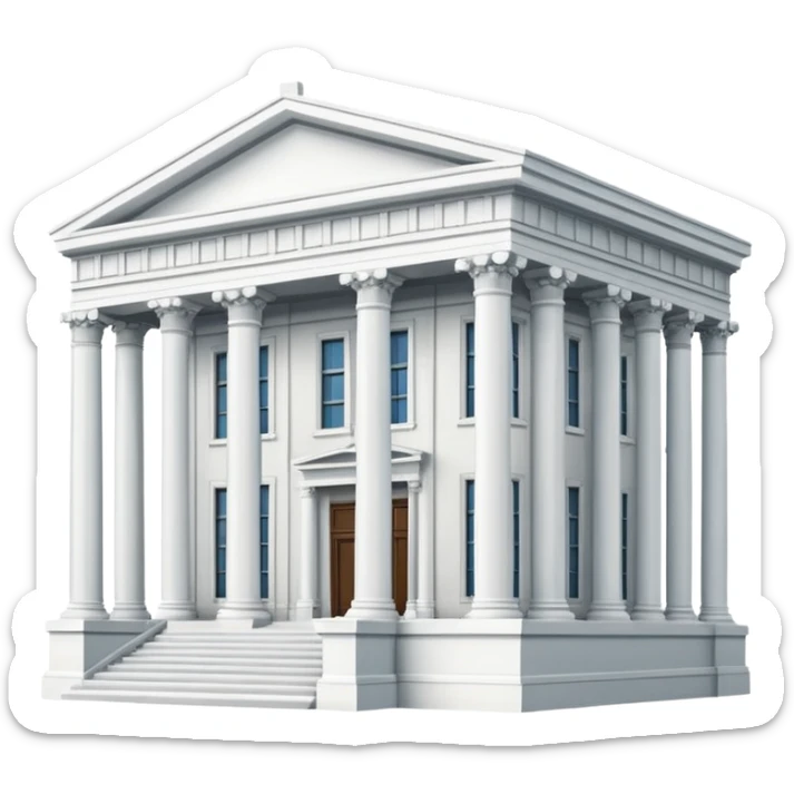 court building sticker