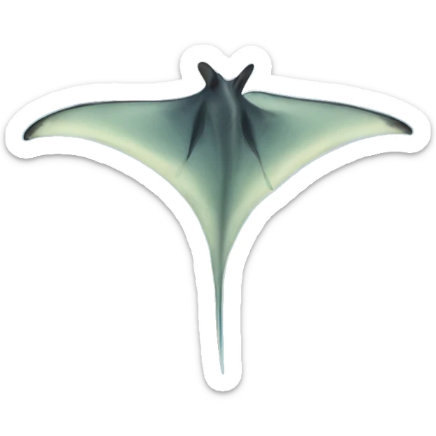 RAY manta sticker