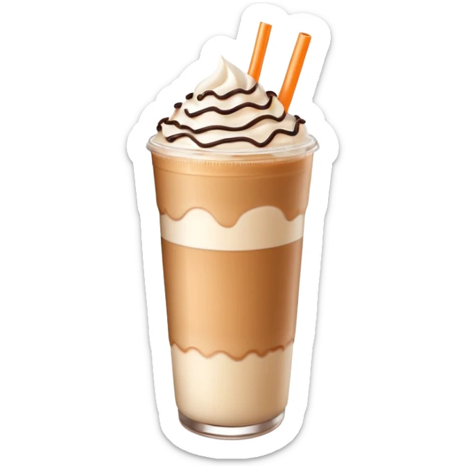 Dunkin’ Donuts iced latte with a carton of coffee milk next to it sticker